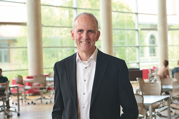 David Horn in the library