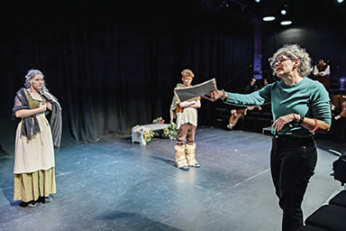 Sarah Neville takes a hands-on role in directing LDP productions.