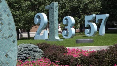 Numbers Garden at Ohio State