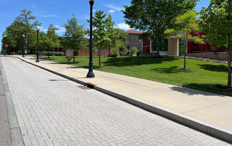 Street view of the drop-off and pick-up location.