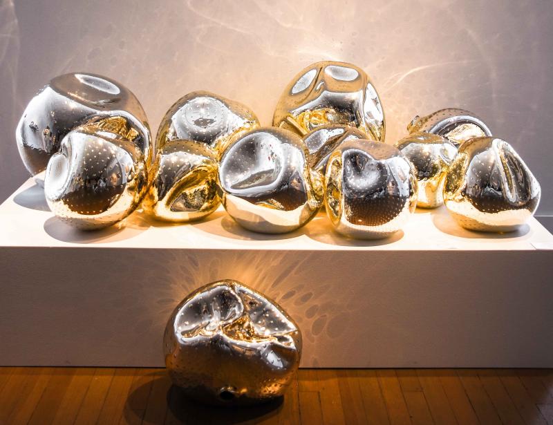 Handmade glass cloud sculptures by Jonathan Capps Handmade glass cloud sculptures by Jonathan Capps