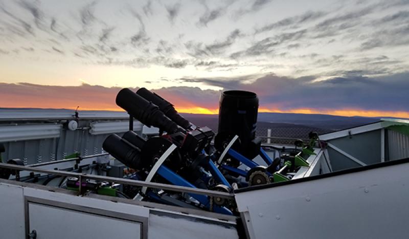 Payne-Gaposchkin telescope The Payne-Gaposchkin telescope at the Las Cumbres Observatory site in South Africa
