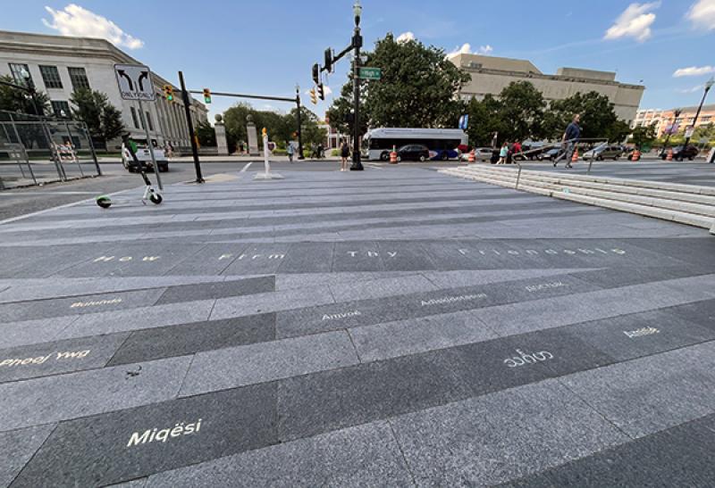 New 'friendship' translation art installation at University Square