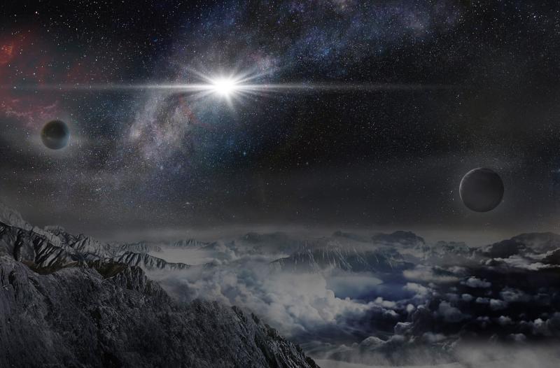 Artist rendering of ASASSN-15lh supernova ASASSN-15lh supernova