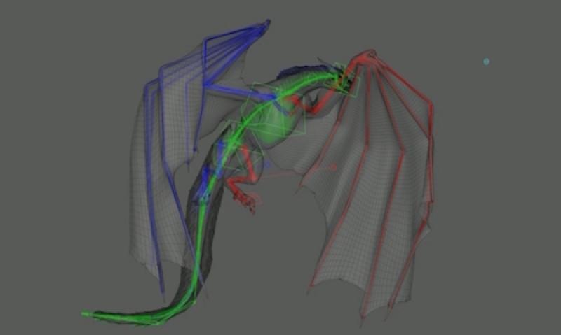 An example of character rigging An example of character rigging