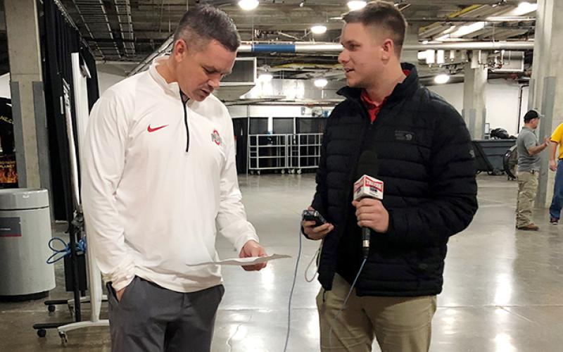 Brad Murray of 97.1 The Fan interviews Ohio State men's basketball coach Chris Holtmann. Brad Murray of 97.1 The Fan interviews Ohio State men's basketball coach Chris Holtmann.