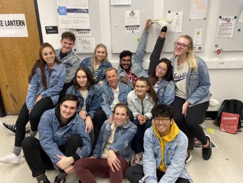 The Lantern journalists' weekly tradition of sporting denim in the newsroom. The Lantern journalists' weekly tradition of sporting denim in the newsroom.