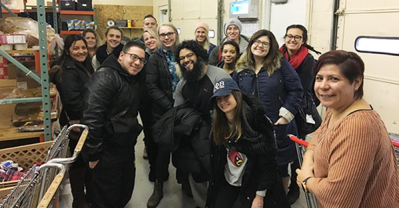 Our Lady of Guadalupe Center. Students of Elena Foulis' course, "Spanish in Ohio: An Experiential Course" at the Our Lady of Guadalupe Center in 2018.