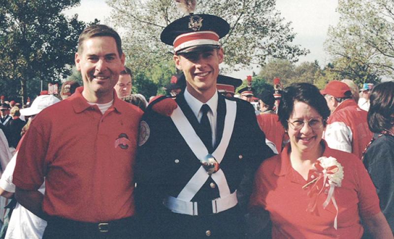 Rob Gast stands with his parents, Bob and Lynn Gast, in 1999. Rob Gast stands with his parents, Bob and Lynn Gast, in 1999.