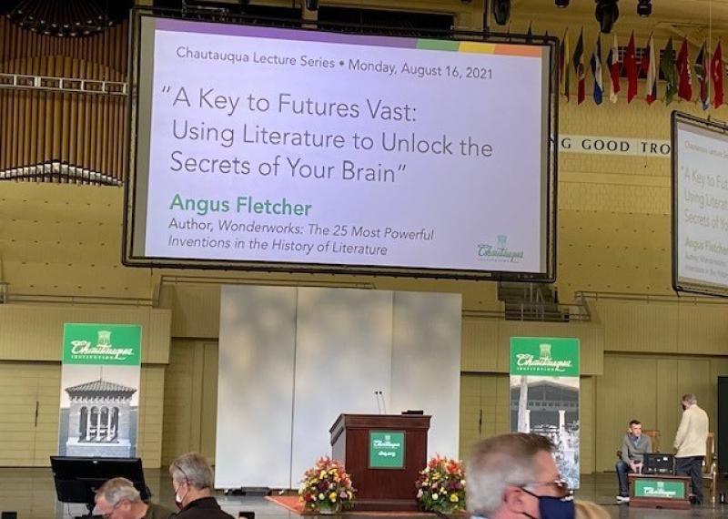 Angus Fletcher's Chautauqua Institution Presentation Stage Chautauqua Institution Stage