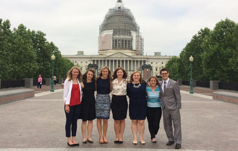 Audiology students on Capitol Hill Audiology students on Capitol Hill