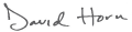 Dean Horn signature