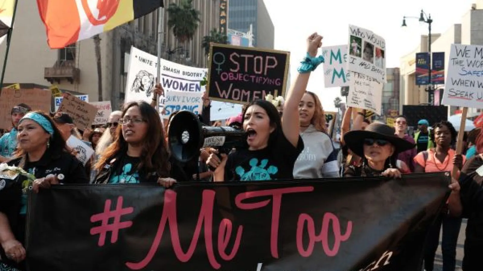 a MeToo rally