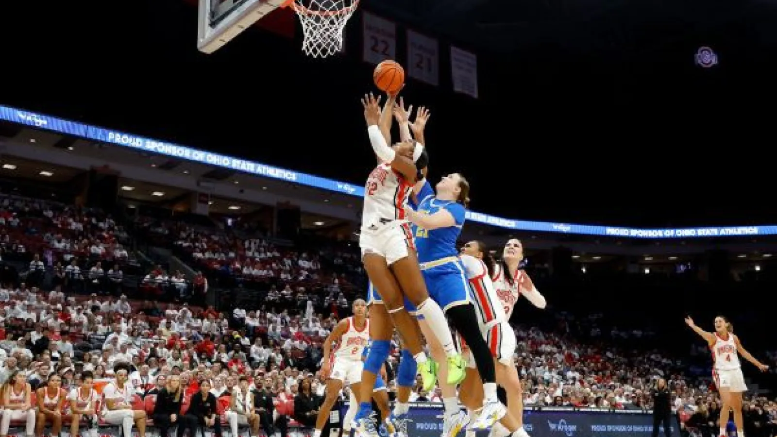 a women's basketball game