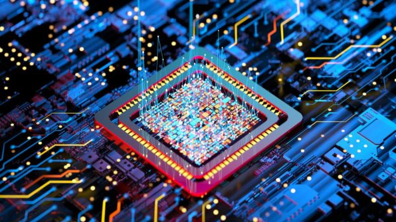 computer chip illustration