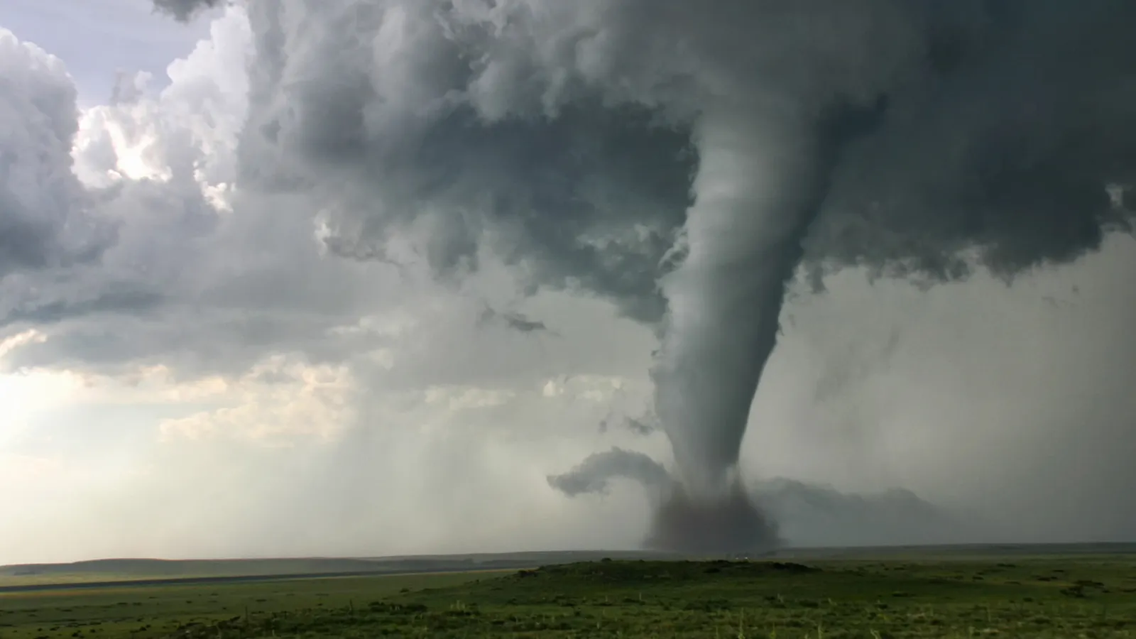 tornado over fields