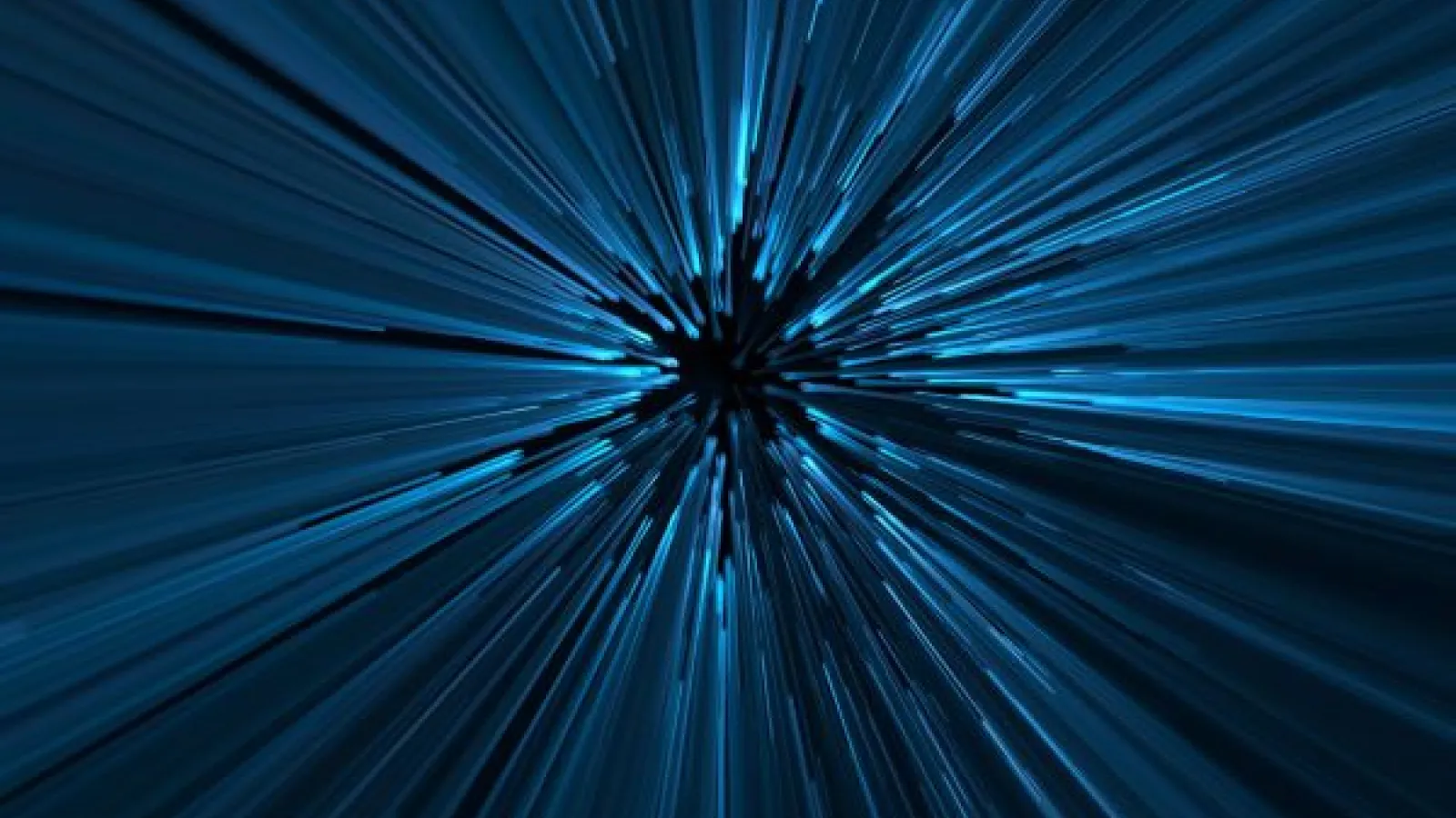 light beams radiate from a central point
