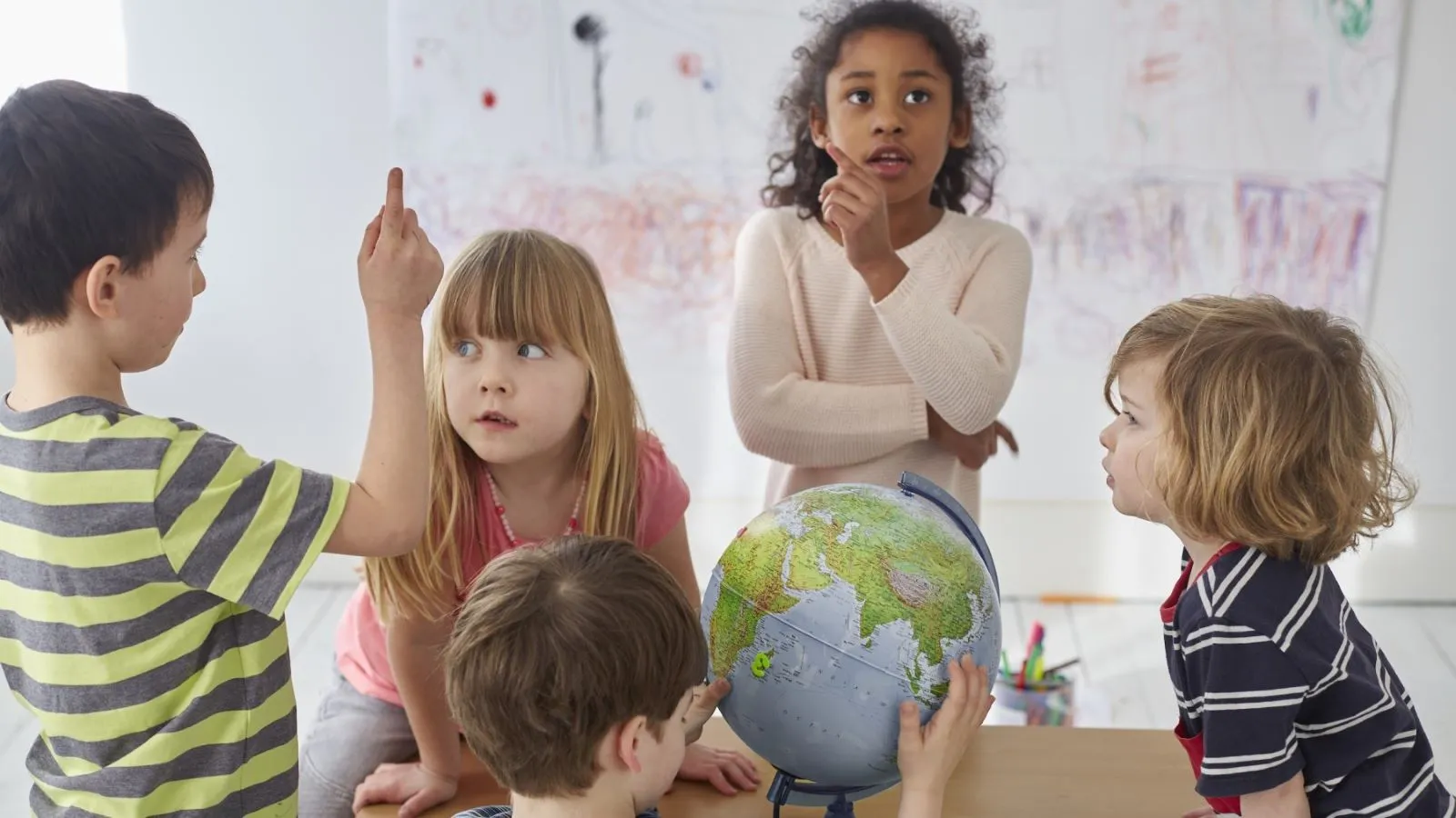 children in a classroom