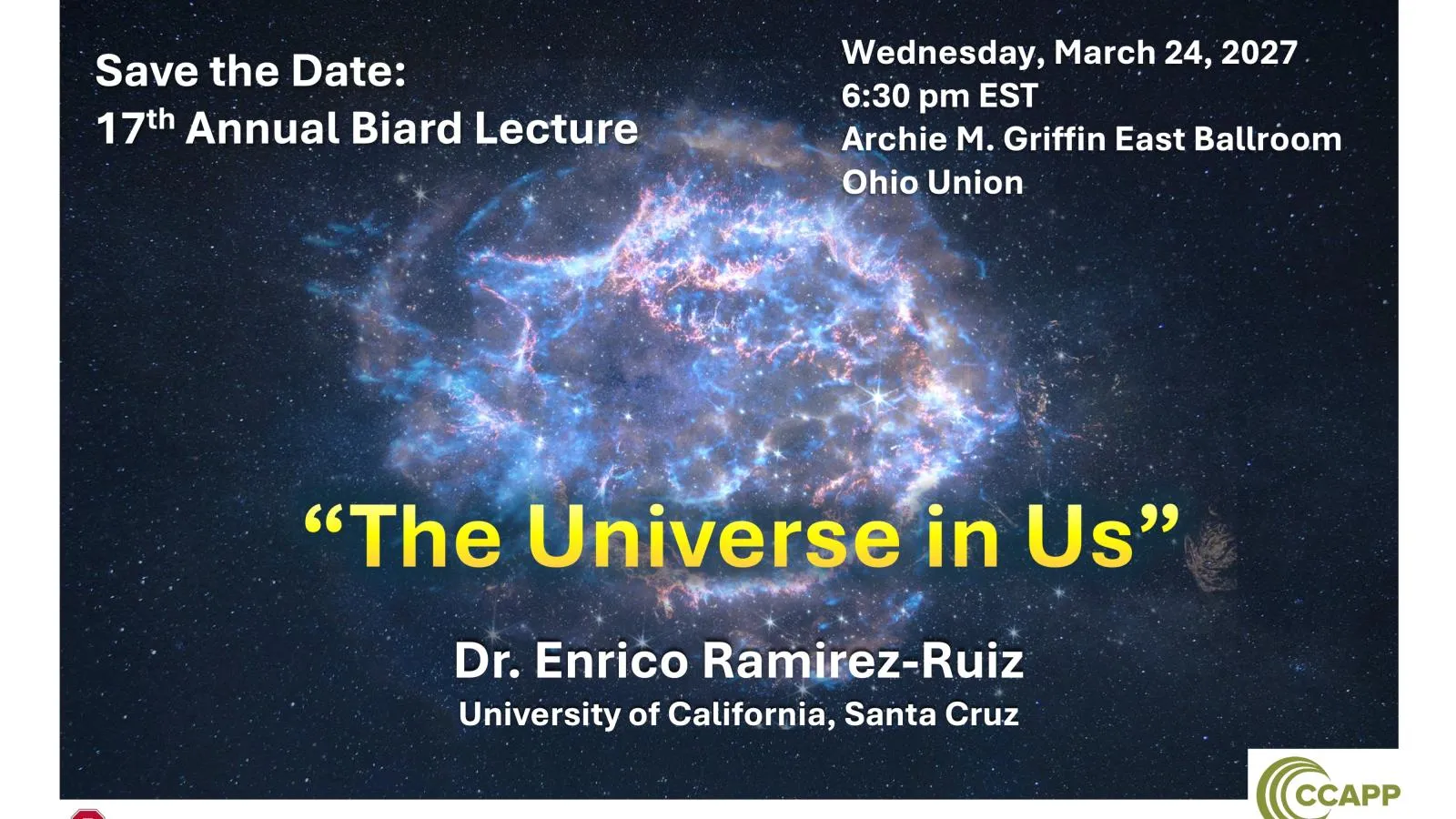 Biard Lecture 2027