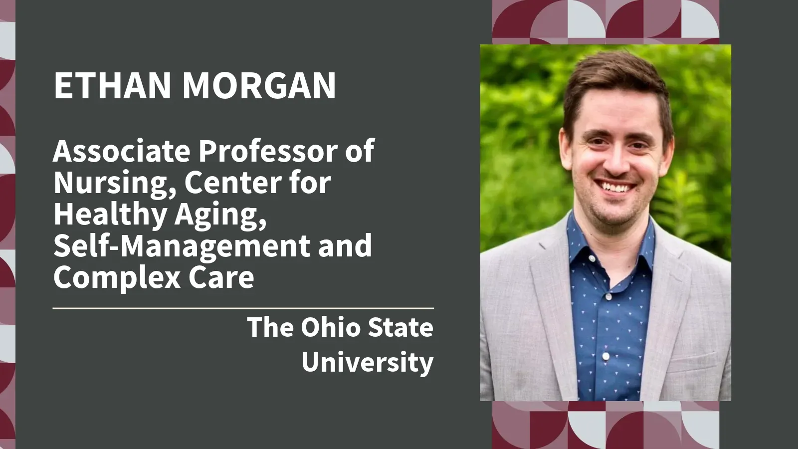 IPR Seminar Series - Dr. Ethan Morgan