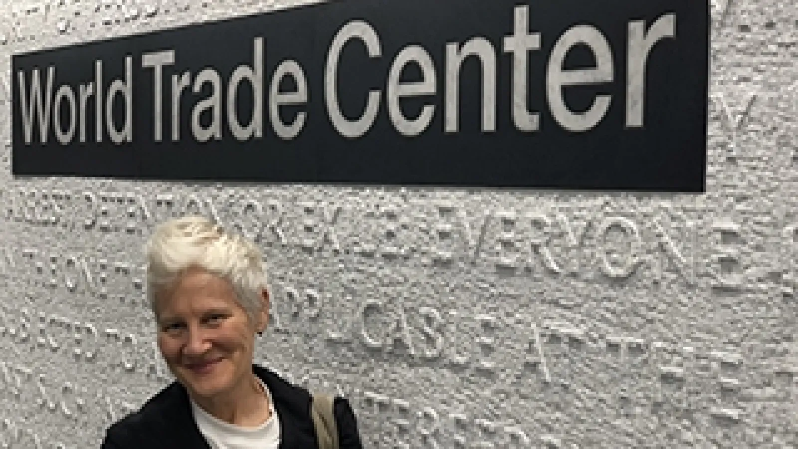 An art installation created by Distinguished University Professor Ann Hamilton graces the WTC Cortlandt Street subway station, which opened for the first time since 9/11 on Sept. 8, 2018. 