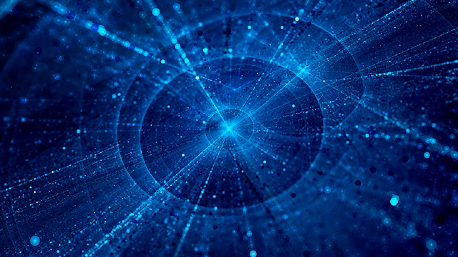 Blue quantum graphic. Image credit: Peter Allen