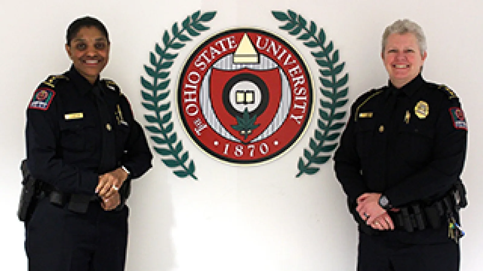 OSUPD Chief Kimberly Spears-McNatt and Deputy Chief Tracy Hahn