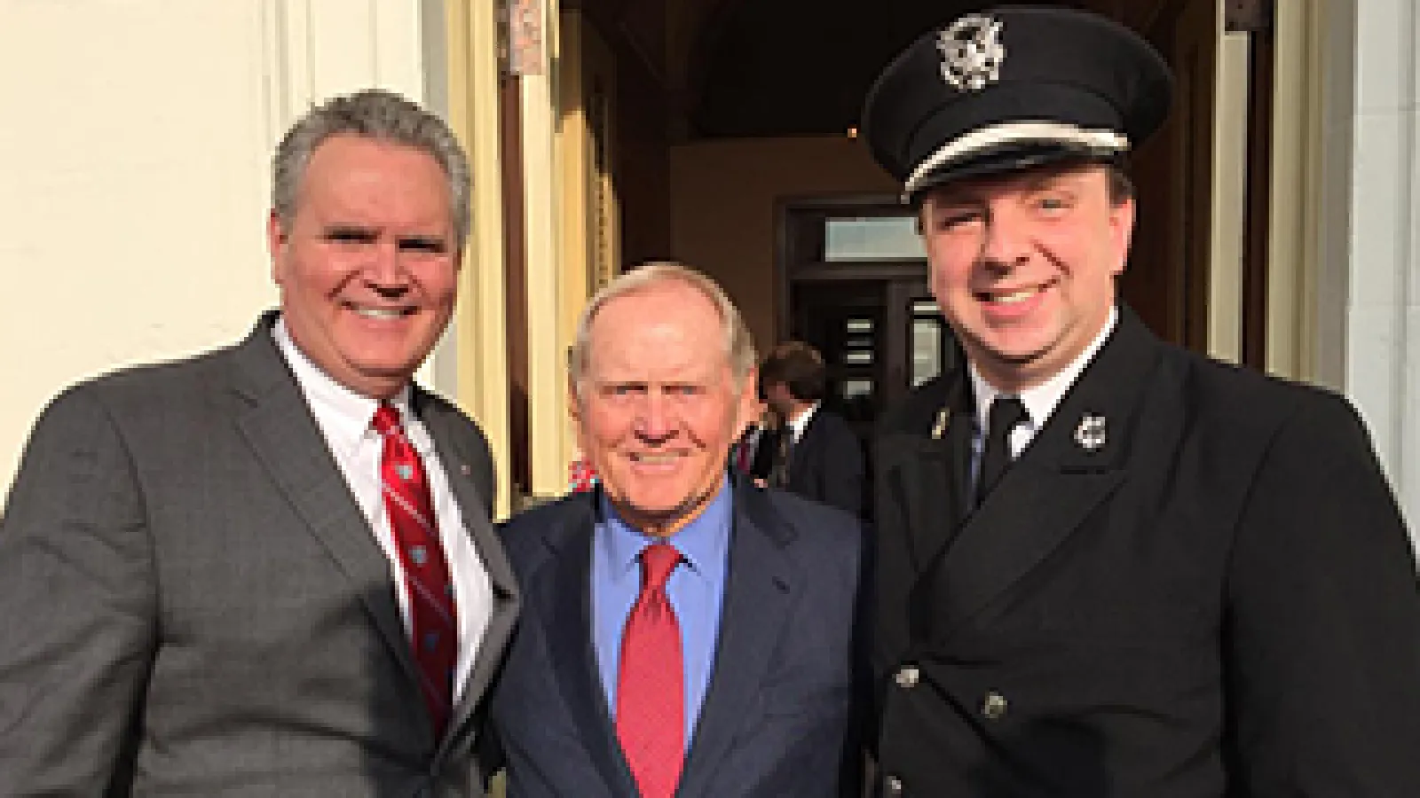 Russel Mikkelson, Jack Nicklaus and Chris Hoch