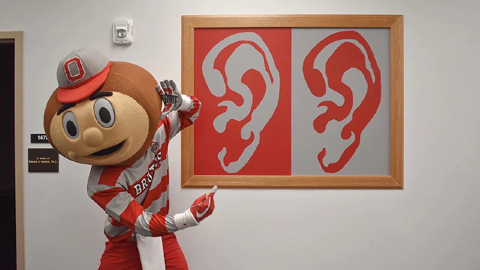 Brutus at the Speech-Language-Hearing Clinic 