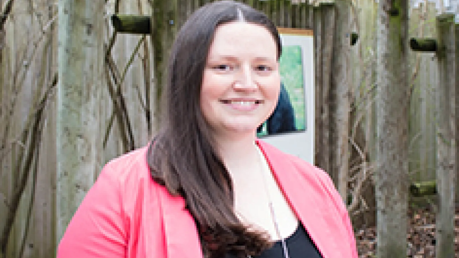 photo of graduate student Ashley Edes at the Columbus Zoo