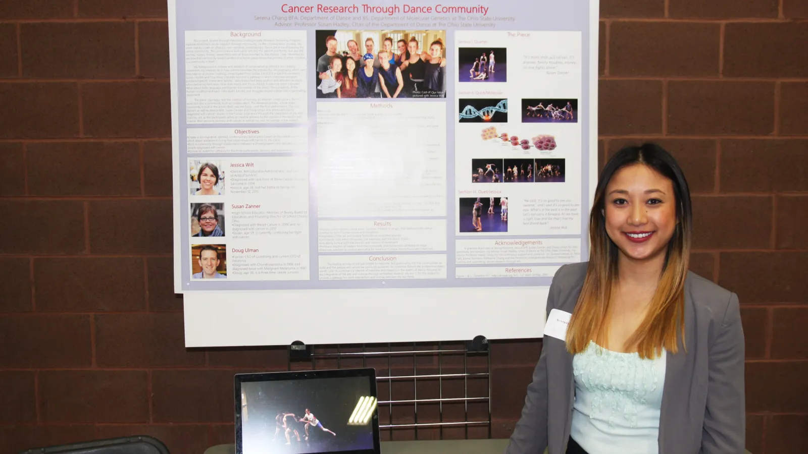 Dance major and 2nd place Denman winner Serena Chang