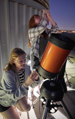 Star Parties, run by student members of Community Enrichment Through Astronomy (CETA), give the public a chance to observe the skies directly instead of through photos and videos.