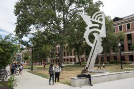 Modern Head sculpture