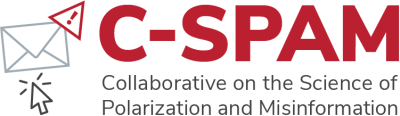 Logo for the Collaborative on the Science of Polarization and Misinformation