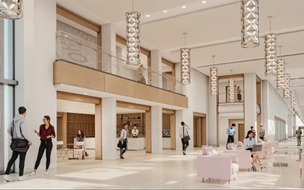 Timashev Family Music Building Rendering