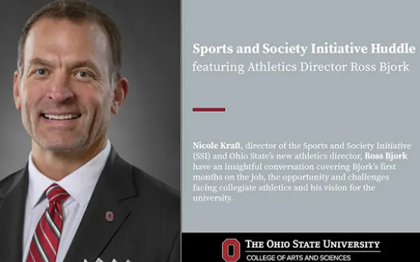 Sports and Society Initiative Huddle featuring Athletics Director Ross Bjork