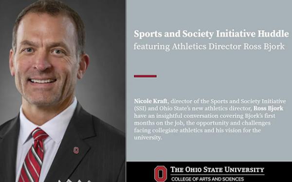 Sports and Society Initiative Huddle featuring Athletics Director Ross Bjork