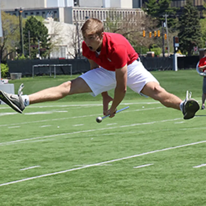 Head Drum Major John LaVange