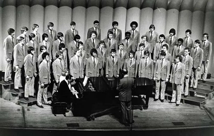1976 Men's Glee Club performance