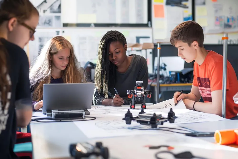 STEM researchers in the lab