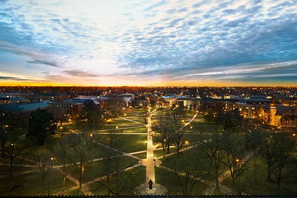 The Oval at dawn
