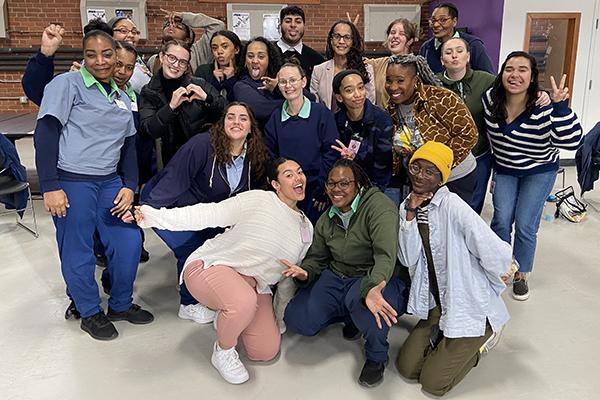 Tiyi Morris' spring 2022 semester course, "The Civil Rights and Black Power Movements" at the Ohio Reformatory for Women.