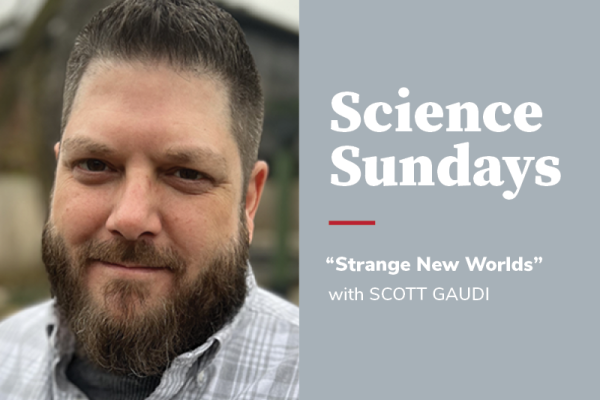 Science Sundays with Scott Gaudi event graphic