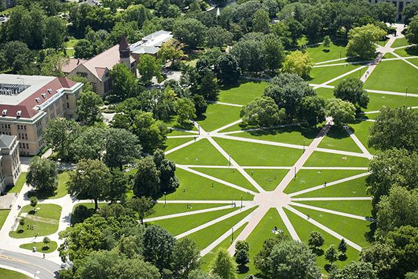 Aerial image of the Oval