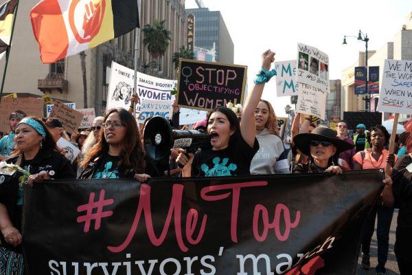a MeToo rally
