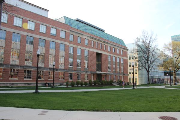 a brick building