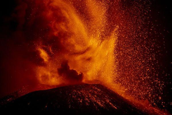 volcanic eruption