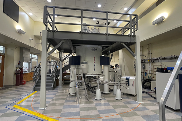 Photo of New 1.2 GHz NMR system