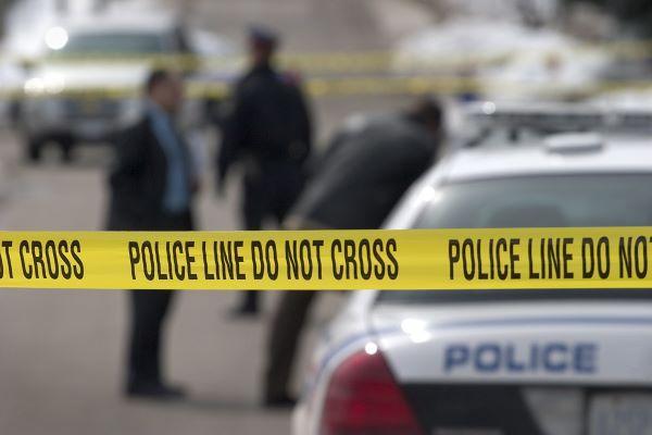 police tape at a crime scene