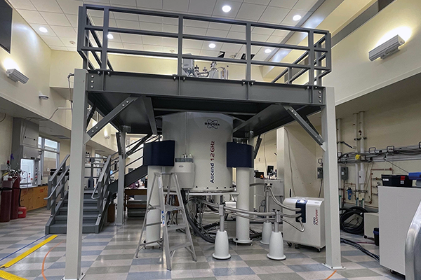 The 1.2 GHz nuclear magnetic resonance (NMR) spectroscope 